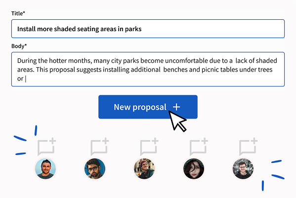 Collect proposals from participants